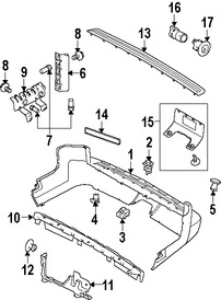 Foto de Cubierta del parachoques Original para Land Rover LR3 Land Rover Marca LAND ROVER Nmero de Parte DPO000031PCL