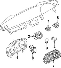 Foto de Sensor de Temperatura del Aire de la Cabina Original para Land Rover  Land Rover LR3 Land Rover Range Rover Sport Marca LAND ROVER Nmero de Parte JTF500010