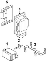 Foto de Sensor de ayuda para Estacionar Original para Land Rover Range Rover Sport Land Rover Range Rover Marca LAND ROVER Nmero de Parte YDB500560