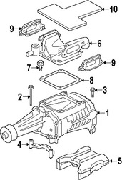 Foto de Mltiple de Admisin del Motor Original para Land Rover Range Rover Sport Land Rover Range Rover Marca LAND ROVER Nmero de Parte 4728624