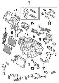 Foto de Actuador de Puerta de Entrada de Aire Original para Land Rover LR2 Land Rover Marca LAND ROVER Nmero de Parte LR048448