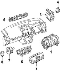 Foto de Interruptor de faro Original para Land Rover LR2 2008 2009 2010 2011 2012 Marca LAND ROVER Nmero de Parte LR005201