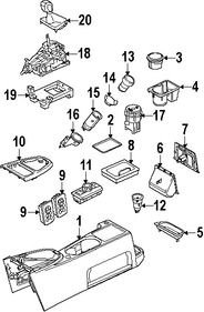 Foto de Interruptor de la Unidad de Control de Traccin Original para Land Rover LR2 Marca LAND ROVER Nmero de Parte LR022201