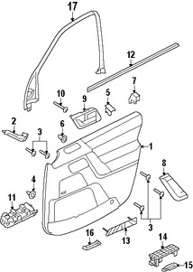 Foto de Panel Interior de Puerta Original para Land Rover LR2 2008 Marca LAND ROVER Nmero de Parte LR002292