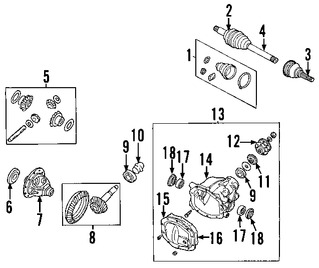 Foto de Cardn Original para Land Rover Freelander 2002 2003 2004 2005 Marca LAND ROVER Nmero de Parte TVF100000