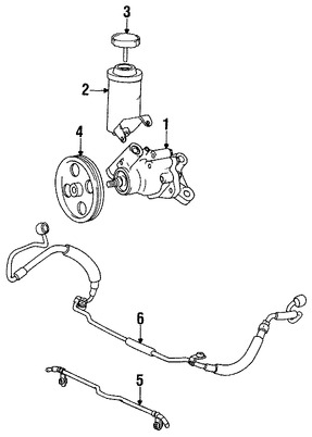 Foto de Manguera de Presin Direccin hidrulica Original para Lexus LS400 1990 1991 1992 1993 1994 Marca LEXUS Nmero de Parte 4441050011