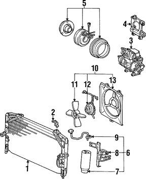 Foto de Embrague del Compresor de Aire Acondicionado Original para Toyota Camry 1988 1989 1990 1991 Lexus ES250 1990 1991 Marca LEXUS Nmero de Parte 8841032050