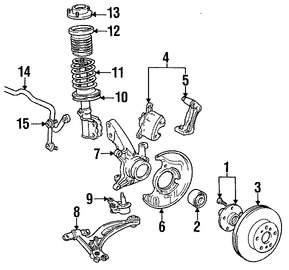 Foto de Enlace de Barra Estabilizadora Original para Toyota Avalon Toyota Camry Toyota Corolla Toyota RAV4 Toyota Celica Lexus ES300 Marca LEXUS Nmero de Parte 4882033010