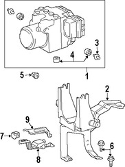 Foto de Conjunto hidrulico de frenos ABS Original para Lexus RX350 2008 2009 Marca LEXUS Nmero de Parte 4405048370