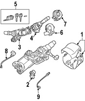 Foto de Sensor de Posicin del Volante de Direccin Original para Lexus Toyota Marca LEXUS Nmero de Parte 8924507020