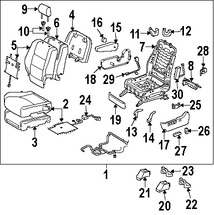 Foto de Interruptor Lumbar de asiento Original para Toyota Lexus Marca LEXUS Nmero de Parte 849200E010C0