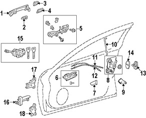 Foto de Varilla de Operaci Original para Lexus IS250 Lexus IS350 Lexus IS200t Lexus IS300 Marca LEXUS Nmero de Parte 6931153060