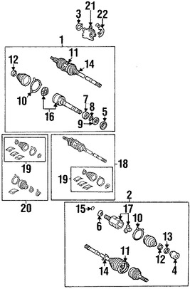 Foto de Sello Semieje Junta Homocinetica Original para Lexus ES300 Lexus ES330 Lexus HS250h Lexus ES300h Toyota Highlander Toyota RAV4 Marca LEXUS Nmero de Parte 4133628030