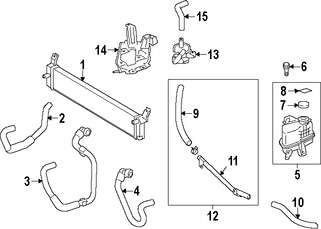 Foto de Enfriador Invertidor Original para Lexus ES300h 2013 2014 2015 2016 2017 Marca LEXUS Nmero de Parte G901033050