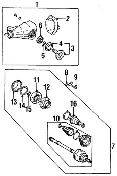 Foto de Eje Propulsor Original para Lexus Toyota Marca LEXUS Nmero de Parte 4130924020