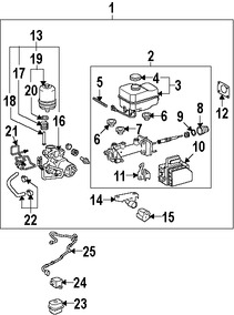 Foto de Depsito del Cilindro Maestro del Freno Original para Toyota 4Runner Toyota FJ Cruiser Lexus  Lexus GX470 Marca LEXUS Nmero de Parte 4722060180