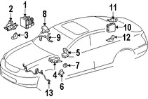 Foto de Vlvula Moduladora Frenos ABS Original para Lexus GS430 Lexus GS460 Lexus GS450h Marca LEXUS Nmero de Parte 4405030670