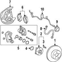 Foto de Sensor de Velocidad Freno ABS Original para Lexus Marca LEXUS Nmero de Parte 8954230270