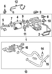 Foto de Manguera de Refrigerante Original para Lexus GS450h 2007 2008 2009 2010 2011 Marca LEXUS Nmero de Parte 8724530B60