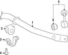 Foto de Buje de Varilla de Barra Estabilizadora Original para Lexus LX570 Marca LEXUS Nmero de Parte 4884960110
