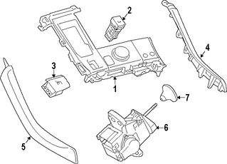 Foto de Interruptor de la Unidad de Control de Traccin Original para Lexus CT200h Marca LEXUS Nmero de Parte 8471876020