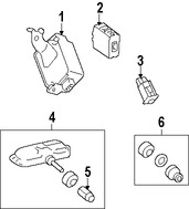 Foto de Sensor de control de presin de la llanta  Original para Lexus HS250h 2010 2011 2012 Marca LEXUS Nmero de Parte 4260775010