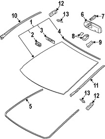 Foto de Sensor de Lluvia Original para Toyota Sienna Lexus HS250h Lexus CT200h Lexus ES350 Marca LEXUS Nmero de Parte 8994142010