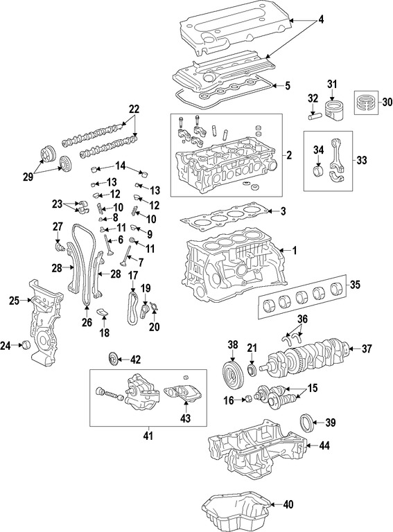 Foto de Empacadura de la culata Original para Toyota Scion Lexus Marca LEXUS Nmero de Parte 1111528040