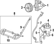 Foto de Polea de Bomba de Direccin Original para Mazda B2300 Mazda Tribute Marca MAZDA Nmero de Parte EF9132620B