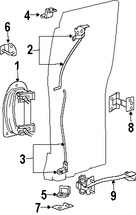 Foto de Bisagra de puerta Original para Mazda  Mazda B3000 Mazda B4000 Marca MAZDA Nmero de Parte ZZP072240A