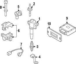 Foto de Sensor de Temperaturo de la culata Original para Mazda Tribute 2008 2005 2006 Marca MAZDA Nmero de Parte 1FAA18707A