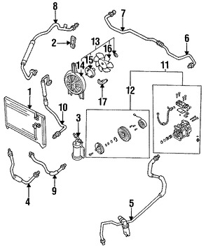 Foto de Embrague del Compresor de Aire Acondicionado Original para Mazda Protege 1994 1991 1993 1992 1990 Marca MAZDA Nmero de Parte B46161L10