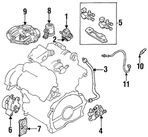 Foto de Canister Original para Mazda Millenia 1995 1996 Marca MAZDA Nmero de Parte KJ0113970B