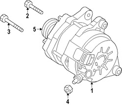 Foto de Polea del Alternador Original para Mazda 3 Mazda 6 Mazda  Mazda MX-5 Miata Marca MAZDA Nmero de Parte P30118W11