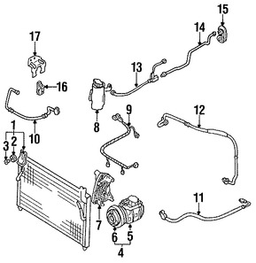 Foto de Embrague del Compresor de Aire Acondicionado Original para Mazda MPV 1990 1991 1992 1993 1989 Marca MAZDA Nmero de Parte LA0861L10