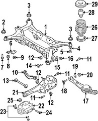 Foto de Aislante de Muelle Original para Mazda CX-9 Marca MAZDA Nmero de Parte L20628012A