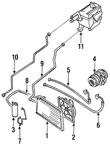 Foto de Motor de Ventilador de Condensador Aire Acondicionado Original para Mazda Miata Marca MAZDA Nmero de Parte NA0161710