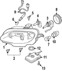 Foto de Portalampara de Faros Laterales Original para Mazda MX-5 Miata 2006 2007 2008 Marca MAZDA Nmero de Parte NE5951155B