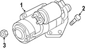 Foto de Tornillo de Arranque Original para Mazda 6 2003 2004 2005 2006 2007 2008 Marca MAZDA Nmero de Parte 9YA021070