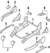 Foto de Panel lateral de Asiento Original para Mazda 6 Marca MAZDA Nmero de Parte GAC4881GXA02