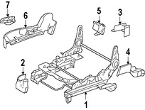 Foto de Panel lateral de Asiento Original para Mazda 6 2008 Marca MAZDA Nmero de Parte GAC4881GXA80