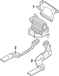 Foto de Ducto de Aire del Panel de Instrumentos Original para Mazda CX-7 2007 2008 2009 Marca MAZDA Nmero de Parte EG2161272A