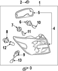 Foto de Conjunto de luz trasera Original para Mazda CX-7 2007 2008 2009 Marca MAZDA Nmero de Parte EG2151150H