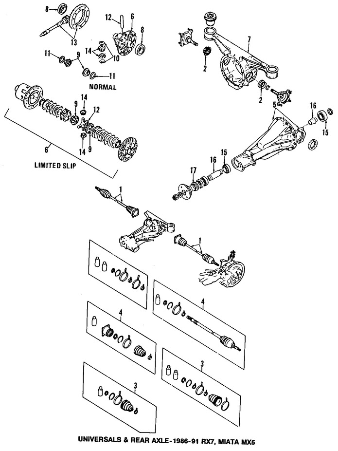 Foto de Rodamiento Eje de Salida Caja de Transferencia Original para Mazda Marca MAZDA Nmero de Parte 075527210