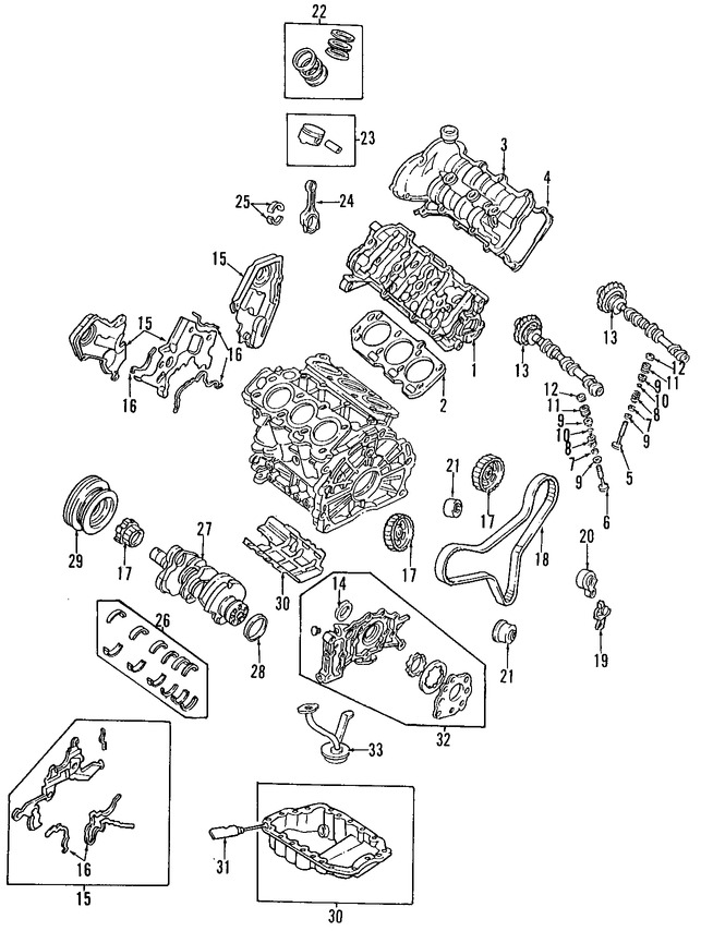 Foto de Polea Tensionadora Correa del Tiempo Original para Mazda Millenia Marca MAZDA Nmero de Parte KJ0112750