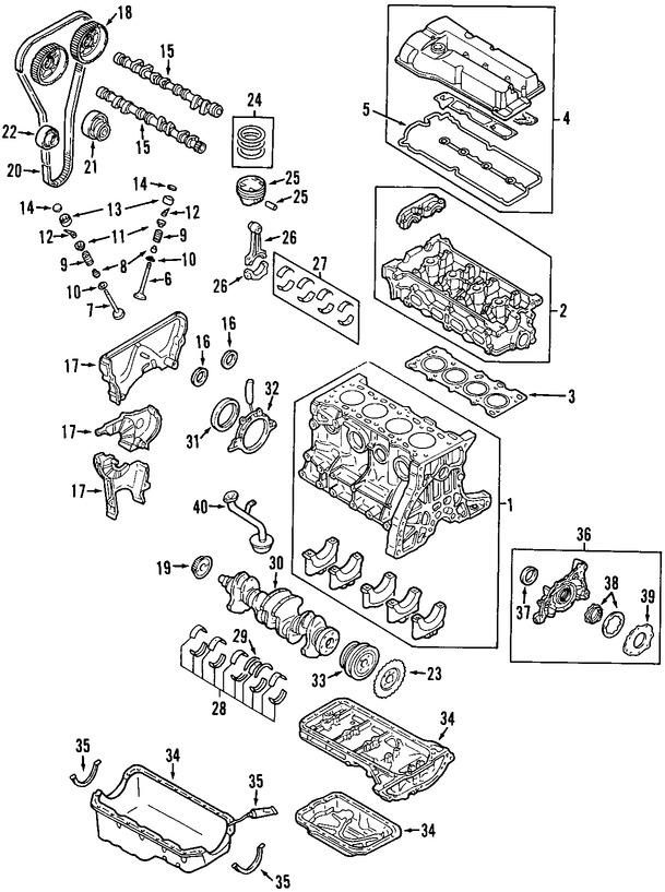 Foto de Culata del motor Original para Mazda Protege 2002 2001 Mazda Protege5 2002 Marca MAZDA Nmero de Parte FS7N10100