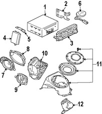 Foto de Unidad de Control de Radio Original para Mitsubishi Eclipse 2006 2007 2008 2009 Marca Mitsubishi Nmero de Parte 8701A204