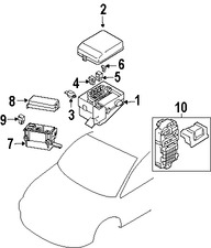 Foto de Alambre Fusible Original para Mitsubishi Galant Mitsubishi Eclipse Marca Mitsubishi Nmero de Parte MU840015