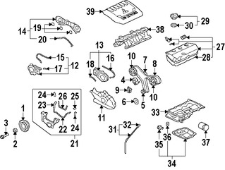 Foto de Cubierta de Correa del Tiempo Original para Mitsubishi Outlander Marca Mitsubishi Nmero de Parte 1062A144