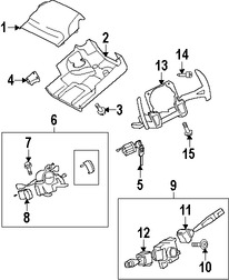 Foto de Interruptor del limpiaparabrisas Original para Mitsubishi Outlander Mitsubishi Lancer Marca Mitsubishi Nmero de Parte 8612A042